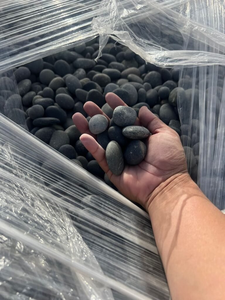 BLACK MEXICAN BEACH PEBBLE